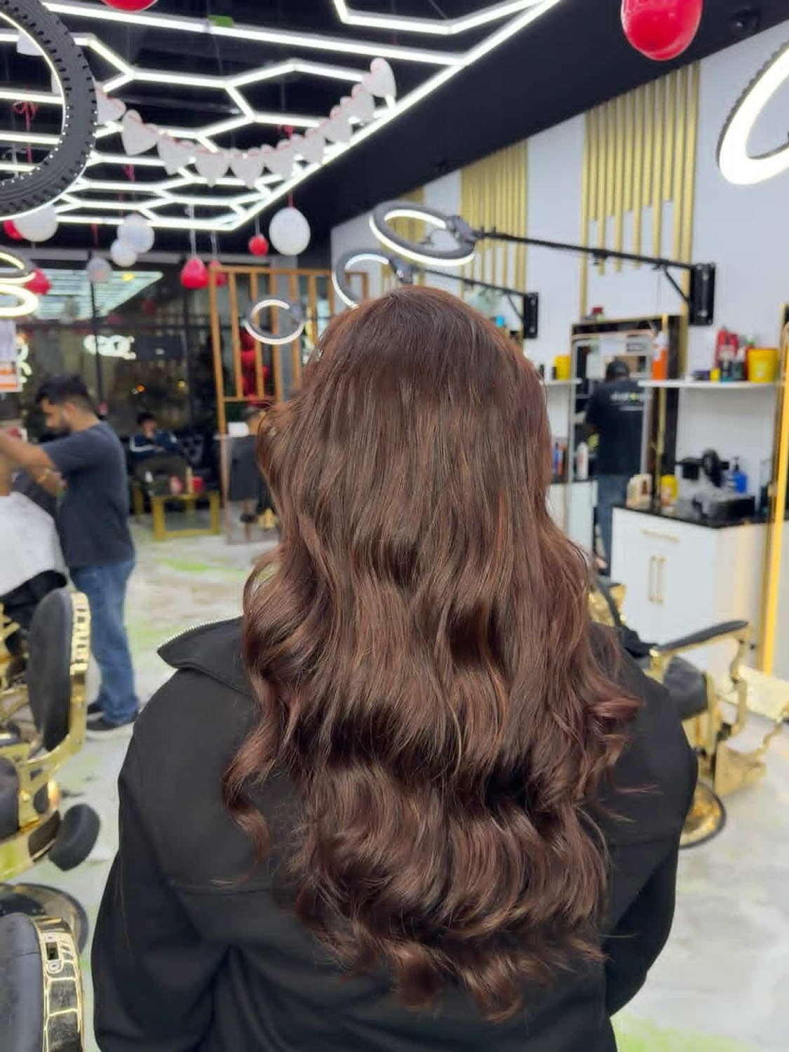 brushed-out waves