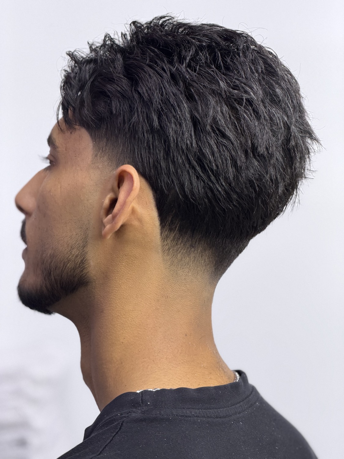 textured crop & taper