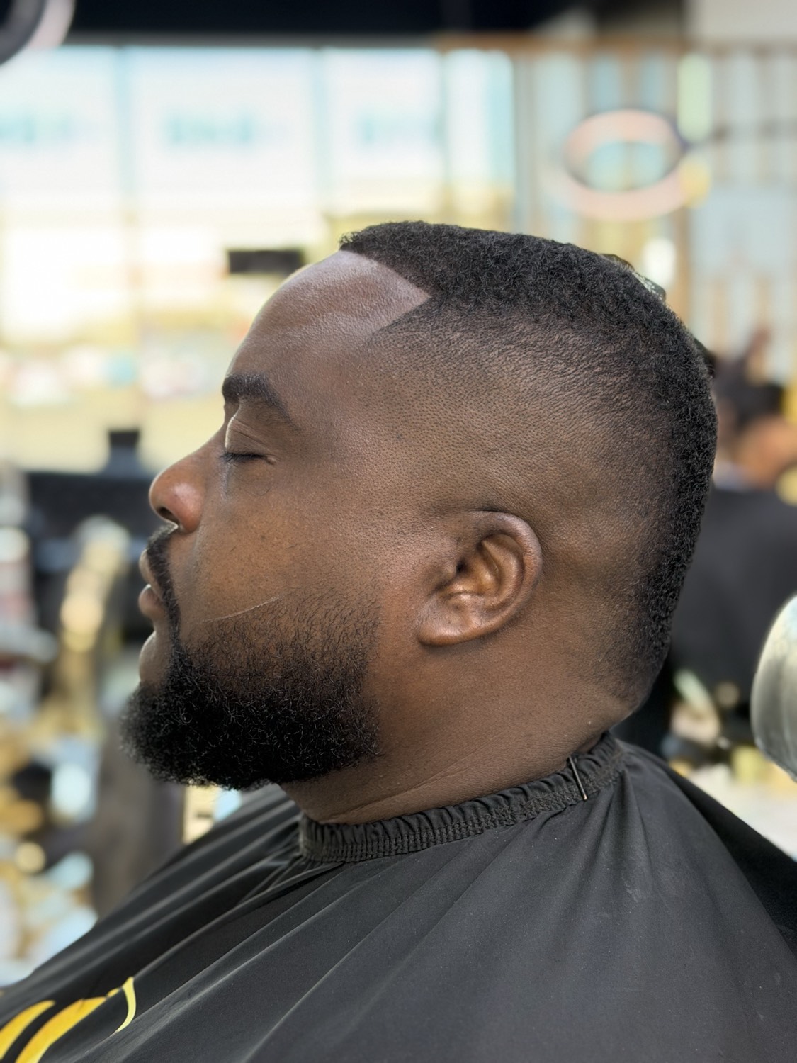 skin fade & full beard